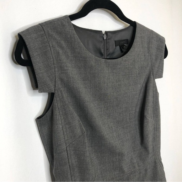 J. Crew Wool Résumé Sheath Dress Pockets - Picture 2 of 5